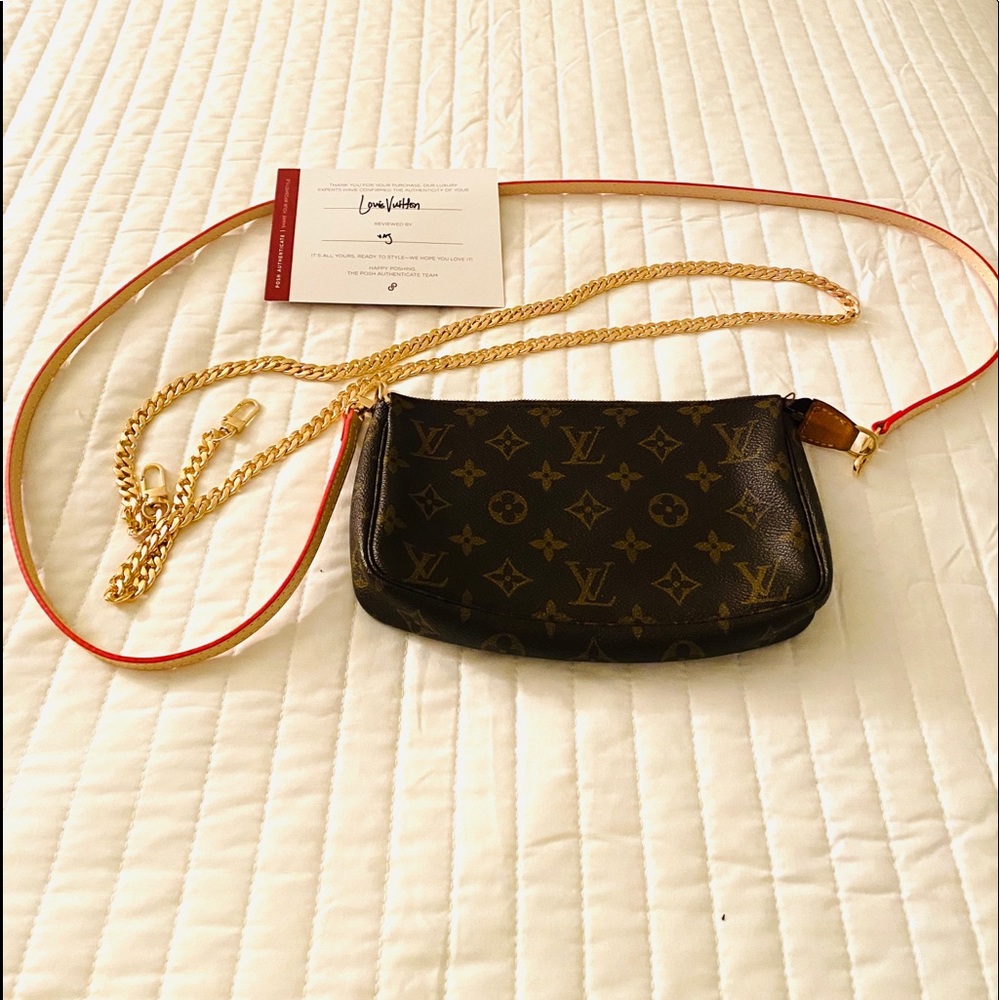 💖Louis Vuitton Pouchette Monogram AR0050